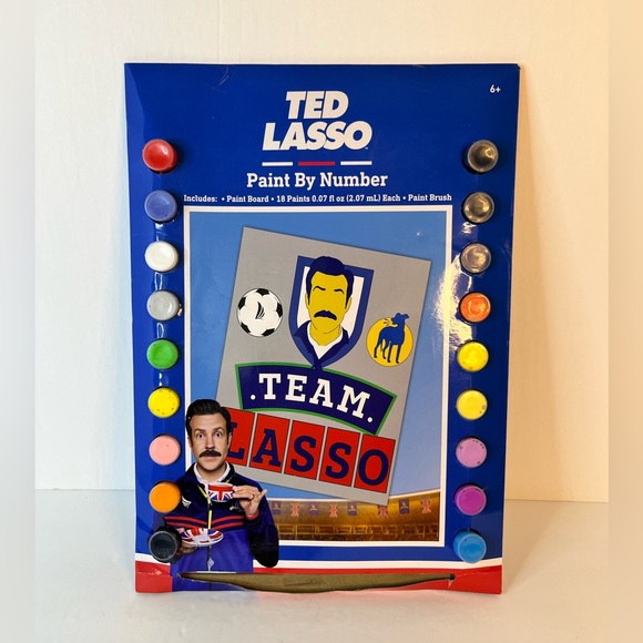 Innovative Designs Other - Ted‎ Team Lasso ~ Paint by Number Art Set ~ Paint Board ~ Paints ~ Paint Brush